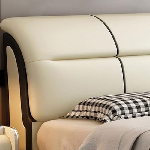 Leather Bed D758