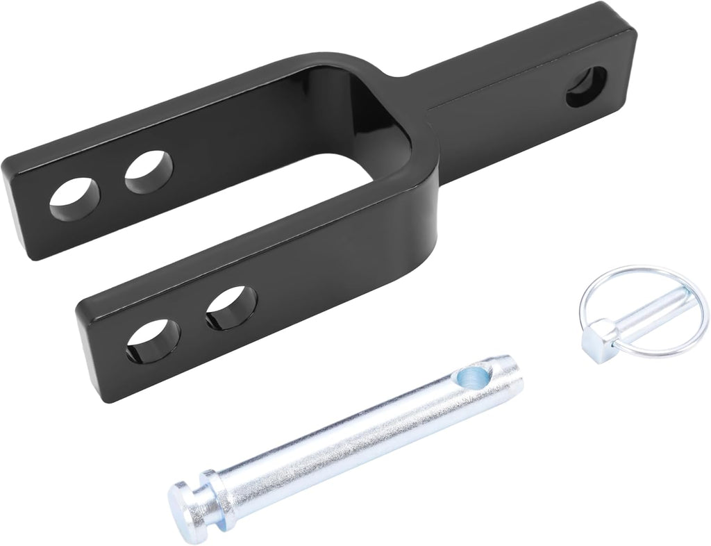 Black Steel Quick Hitch Adapter for Category 1 3-Point Tractors Z18734