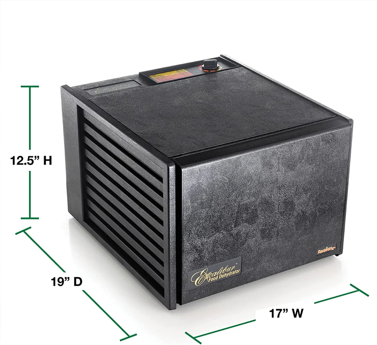 Black 9 Trays Electric Food Dehydrator 600 W L619