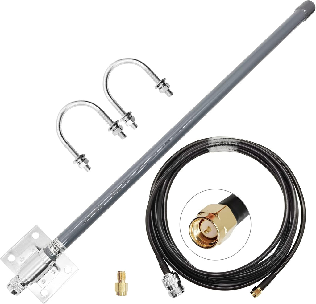 915MHz 6dBi LoRa Gateway Antenna with Extension Cable U540
