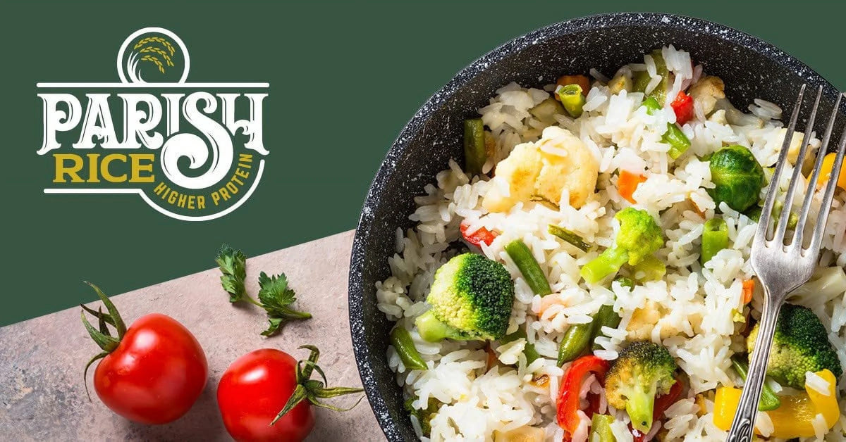 High-Protein Long-Grain White Rice 5lb Bag I352