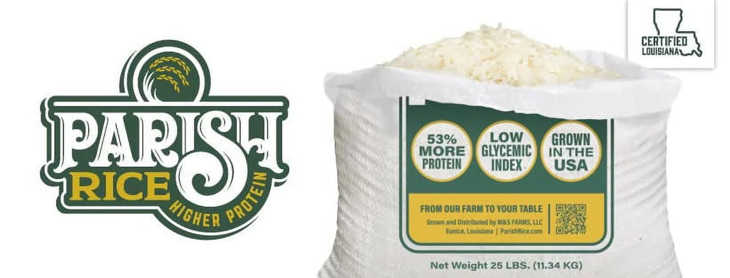 High-Protein Long-Grain White Rice 5lb Bag I352