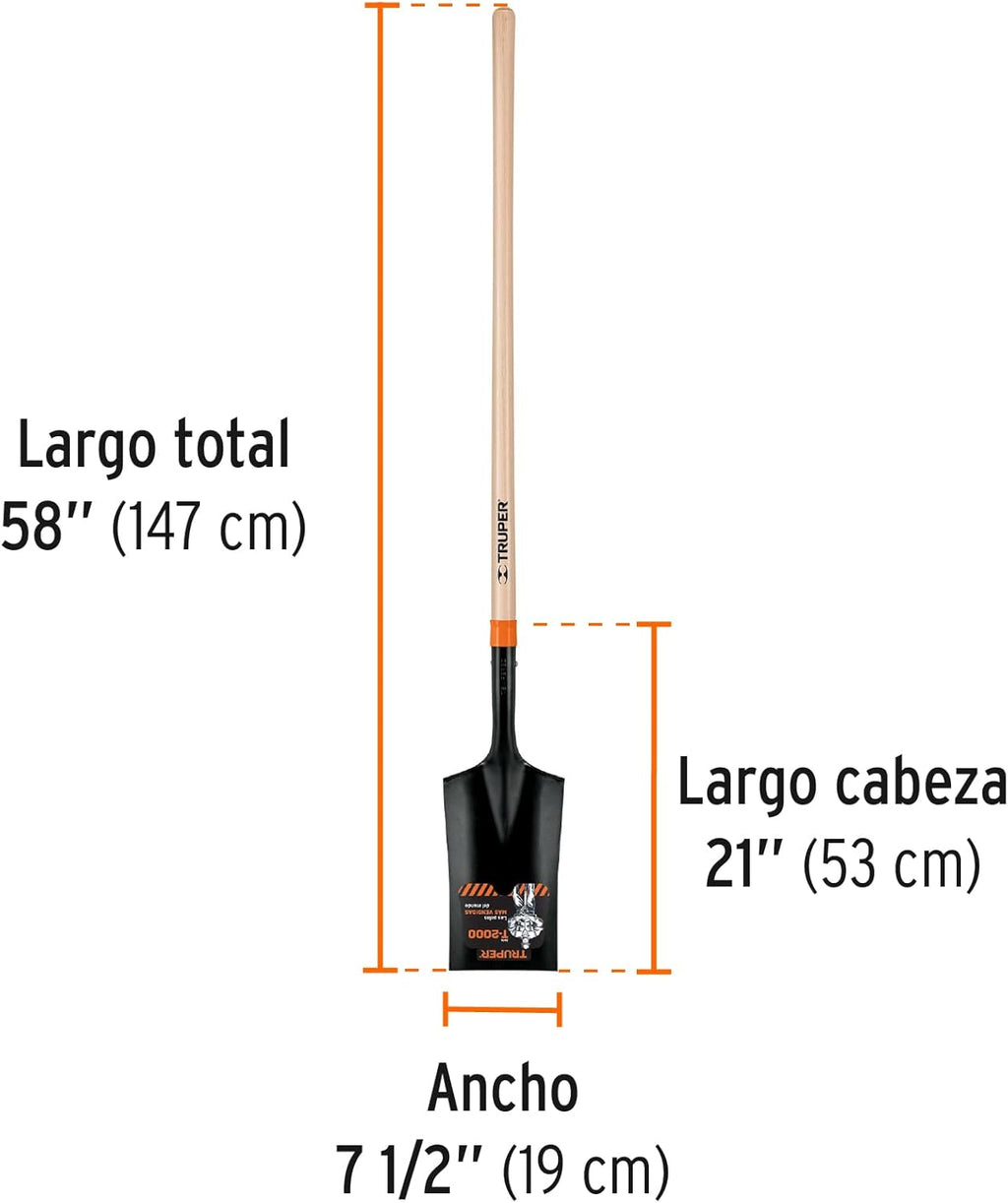 D-Handle and Long Handle Garden Spades 58" D3387