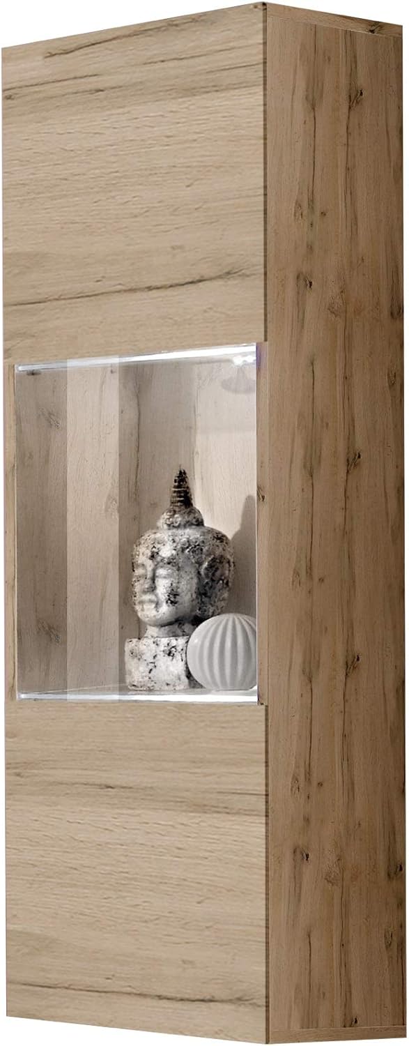 Wall Mounted Floating Bookcase Cabinet White I616893