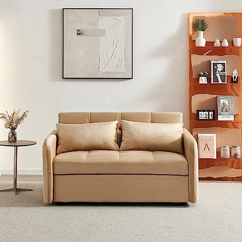 Velvet 3 in 1 Pull-Out Sleeper Sofa Chair T581