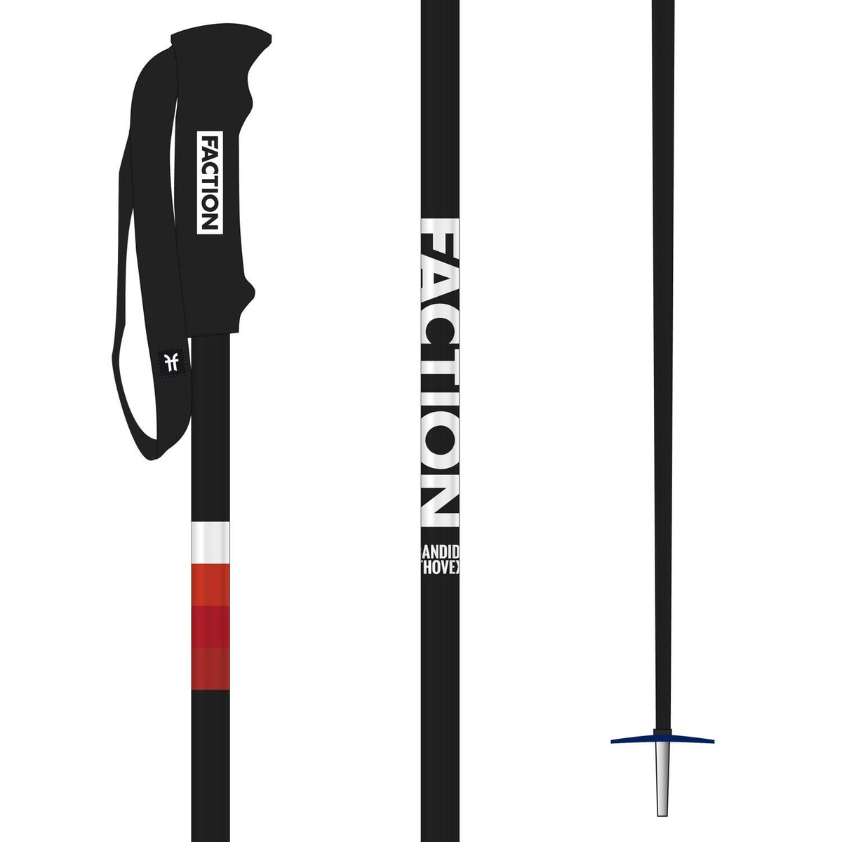 Black Ski Poles H776026