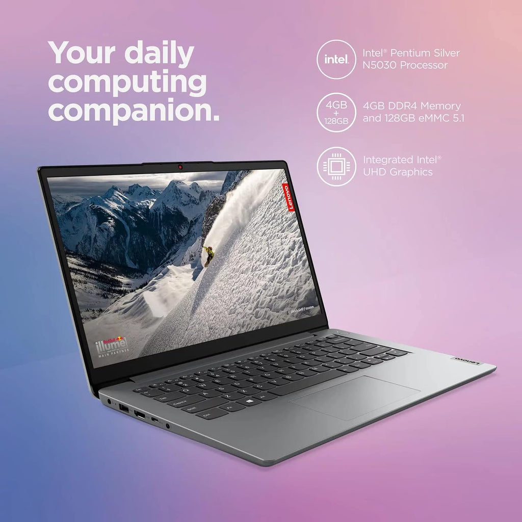 14" HD Ultra-Light Laptop, Intel Pentium N5030 4-Core, 4GB RAM, 256GB Storage, Win11 S D21572