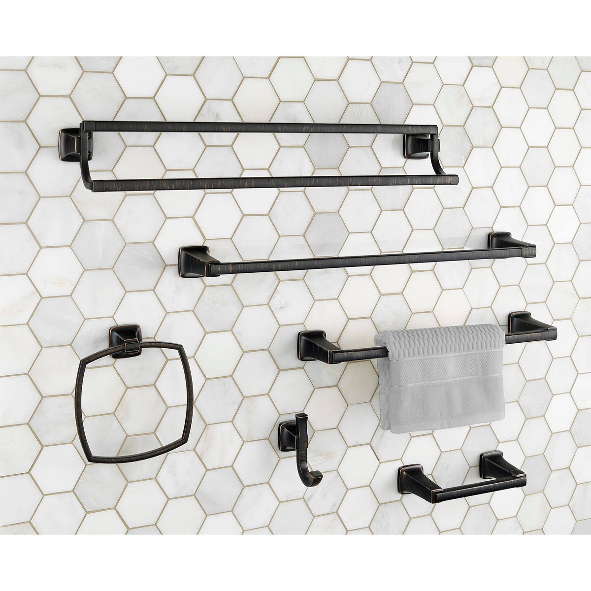 24x22 Towel Bar Polished Nickel W2527