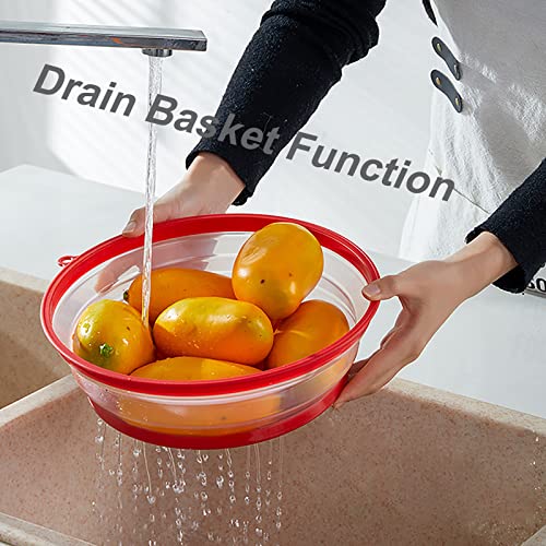 Collapsible Microwave Lid, 10.5 inches Plate Cover with Hook Hole, BPA Free A890998
