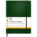 B5 Undated Daily Planner Notebook (Tan Softcover) N782
