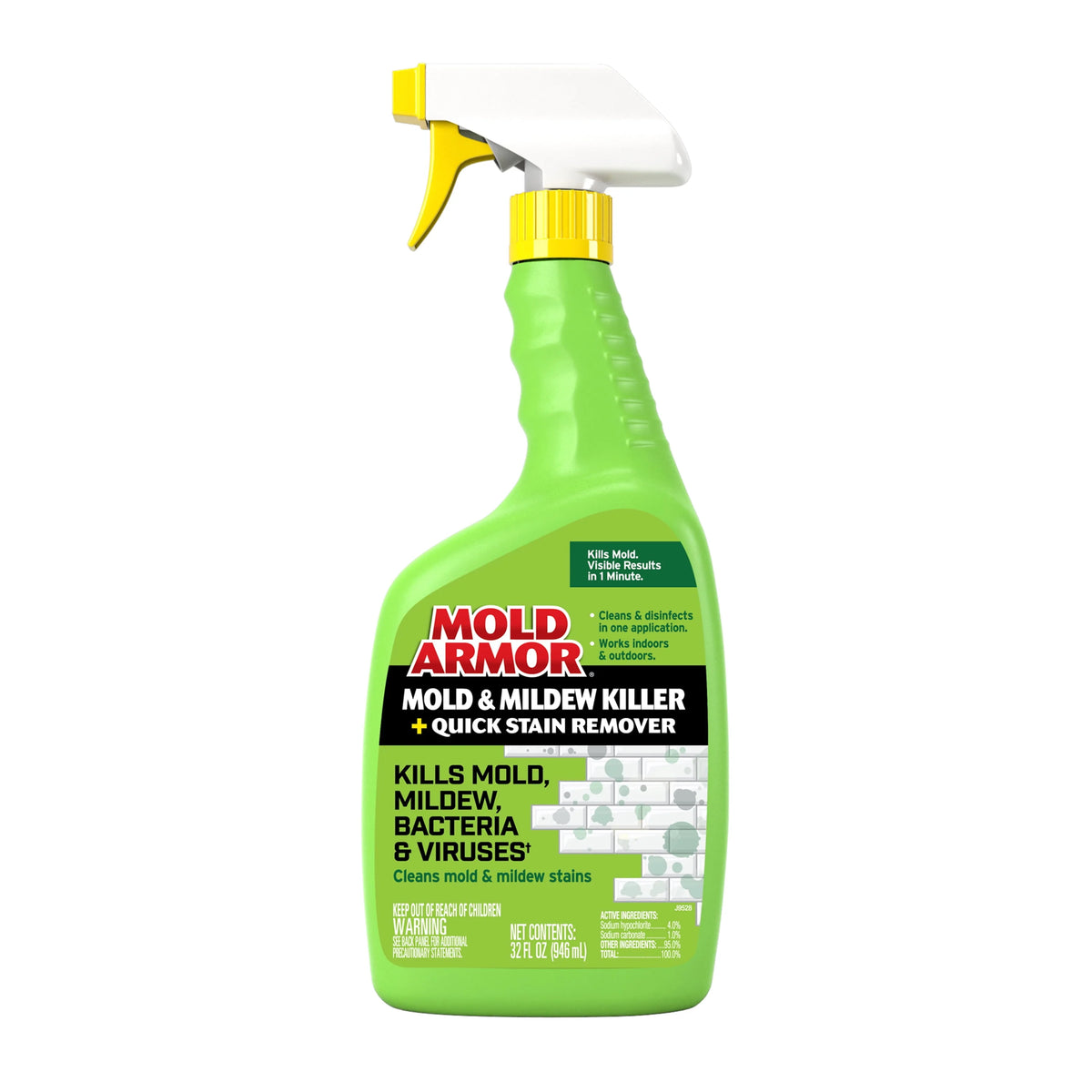 Mold and Mildew Killer + Quick Stain Remover, 32 oz. B257853