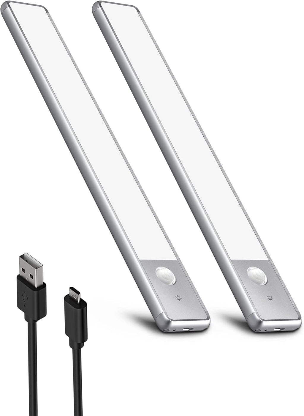 Under Cabinet Lights 48 LED Motion Sensor Light Indoor Wireless Rechargeable 2 Pack V930180