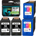 4 Pack Remanufactured Ink Cartridge 2 Black 2 Tri-Color D415