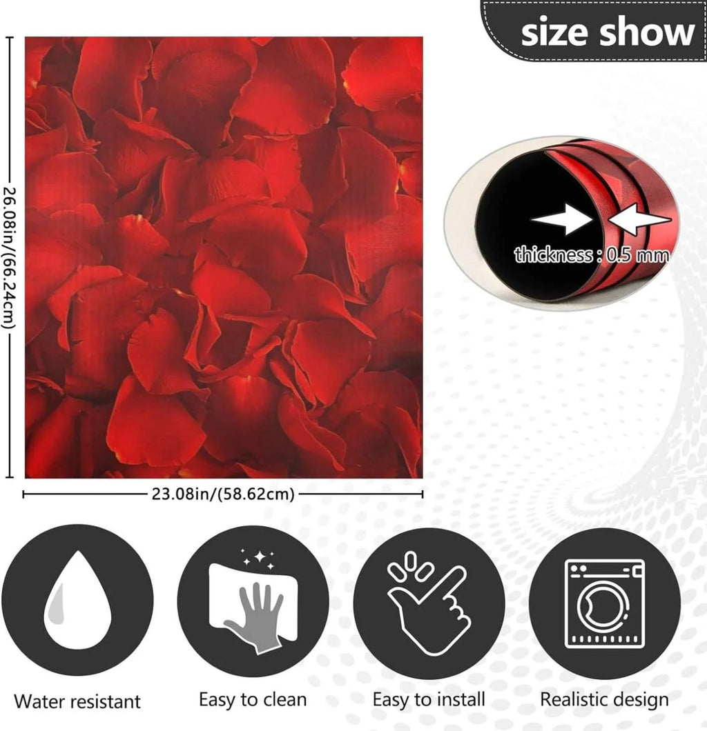 Red Rose Dishwasher Magnet Cover, 23 x 26 Inch S992515