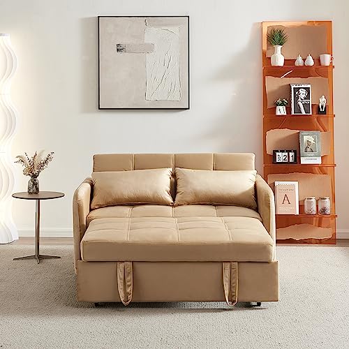 Velvet 3 in 1 Pull-Out Sleeper Sofa Chair T581