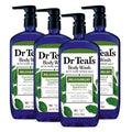 Body Wash with Pure Epsom Salt, Eucalyptus & Spearmint, 24 Fl Oz (Pack of 4) L778474