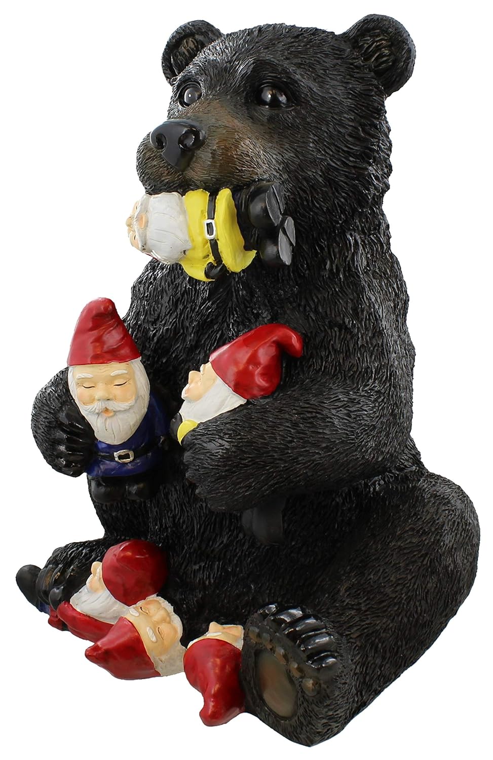 Black Bear Garden Gnome Statue D7625