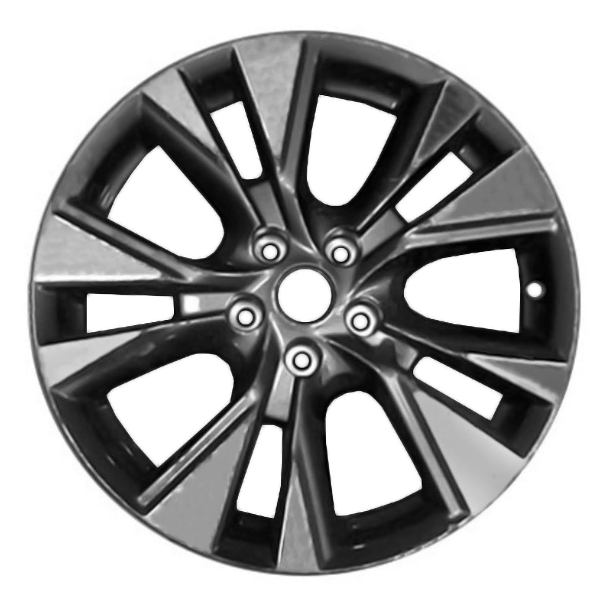 18x7.5 Machined and Medium Charcoal Metallic Alloy Wheel H37777