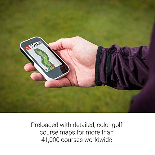 Black/White GPS Golf Handheld with 3.5" Touchscreen J917755