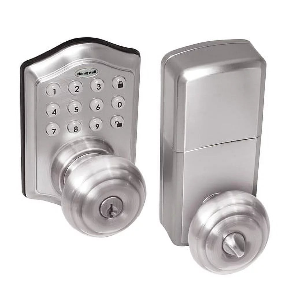 Polished Brass Electronic Entry Door Lock P83604