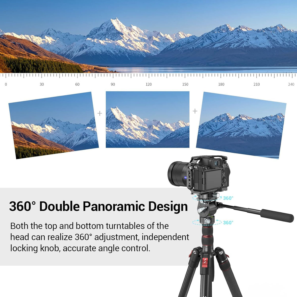 Video Head with Quick Release Plate H127