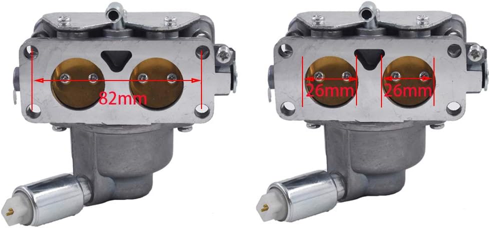 Carburetor Replacement for Briggs&Stratton Intek V-Twin Engine Pack of 2 W3396