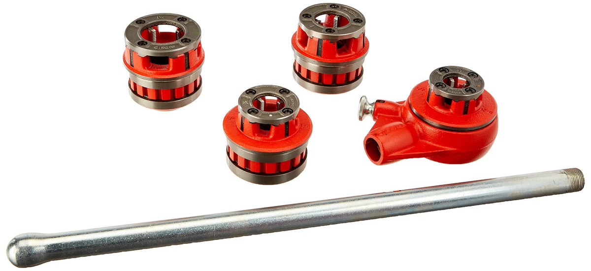 1/2x22 1-1/4x22 NPT Exposed Ratchet Threader Set O43073