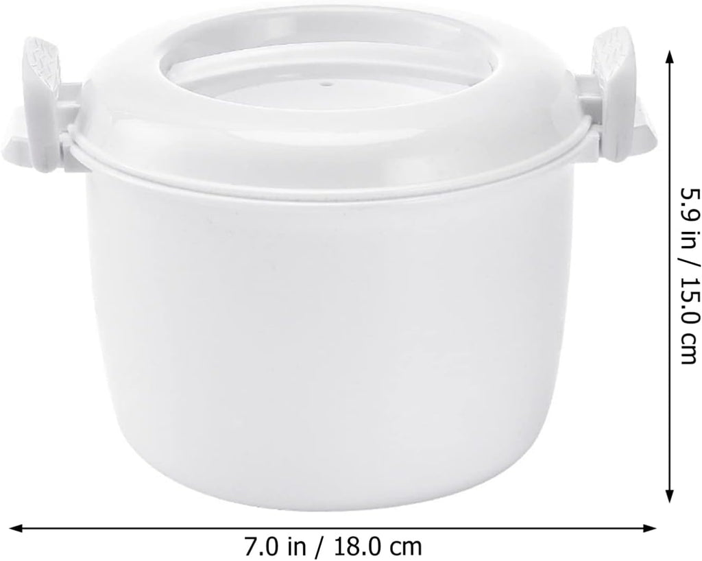 2pcs Round Microwave Rice Cooker Rice Steamer J754