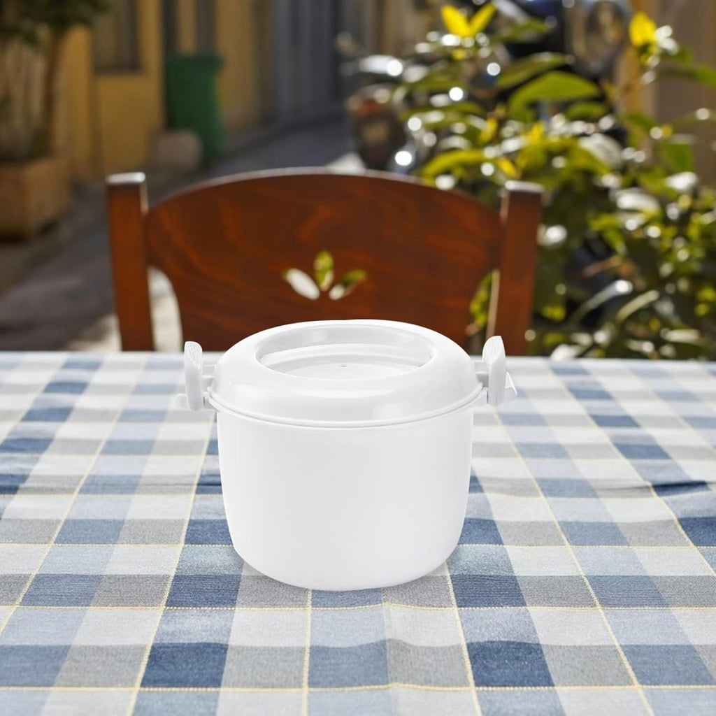 2pcs Round Microwave Rice Cooker Rice Steamer J754