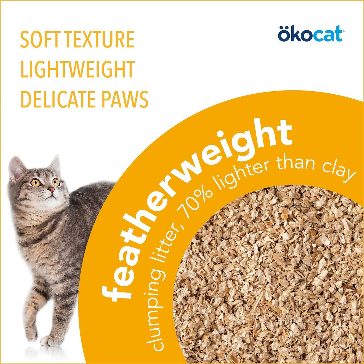 Featherweight Clumping Wood Cat Litter Y3003
