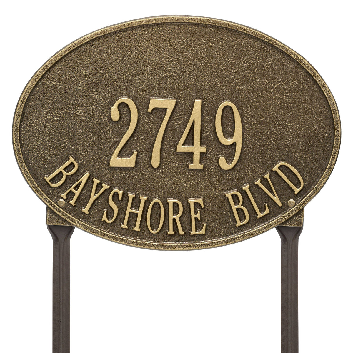 Two Line Address Plaque L196890
