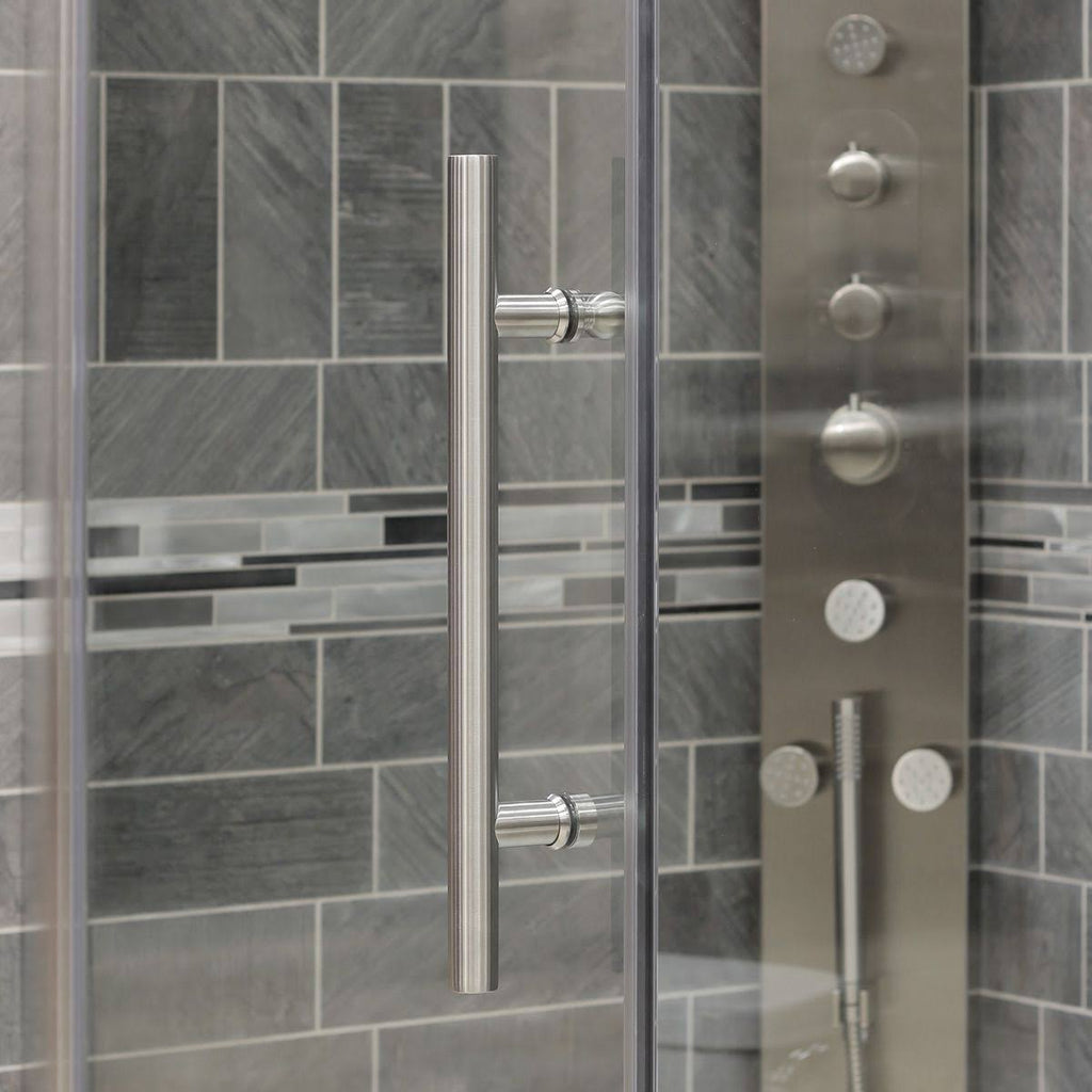 Pivot Shower Door Brushed Nickel J585