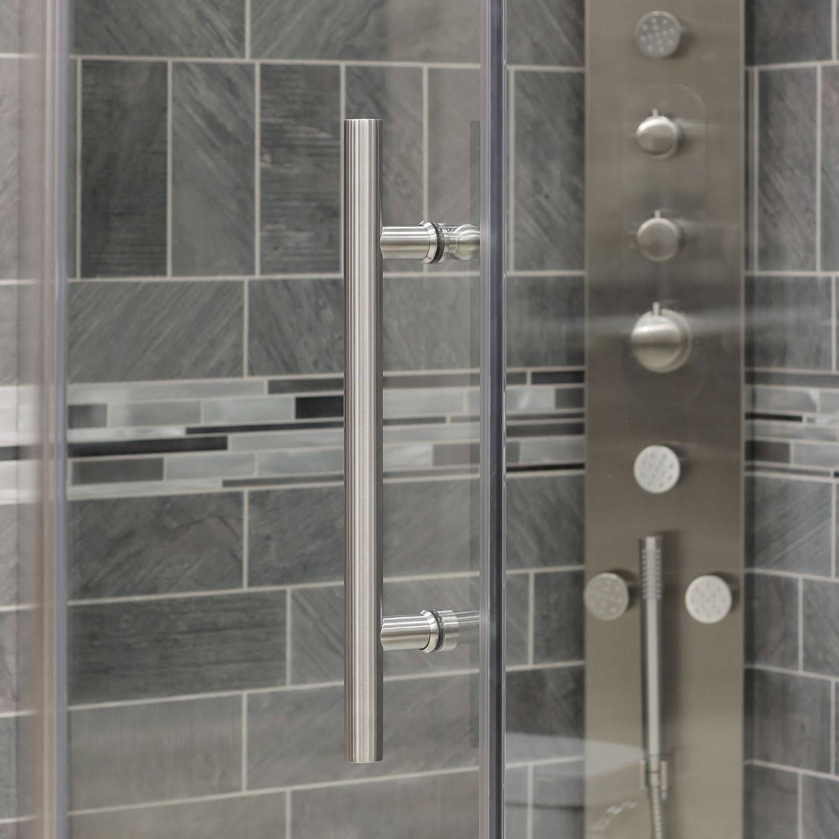 Pivot Shower Door Brushed Nickel J585