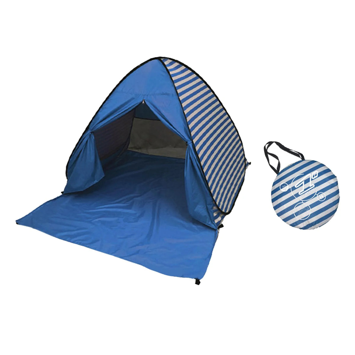 Deep Blue Stripes Beach Tent W74150