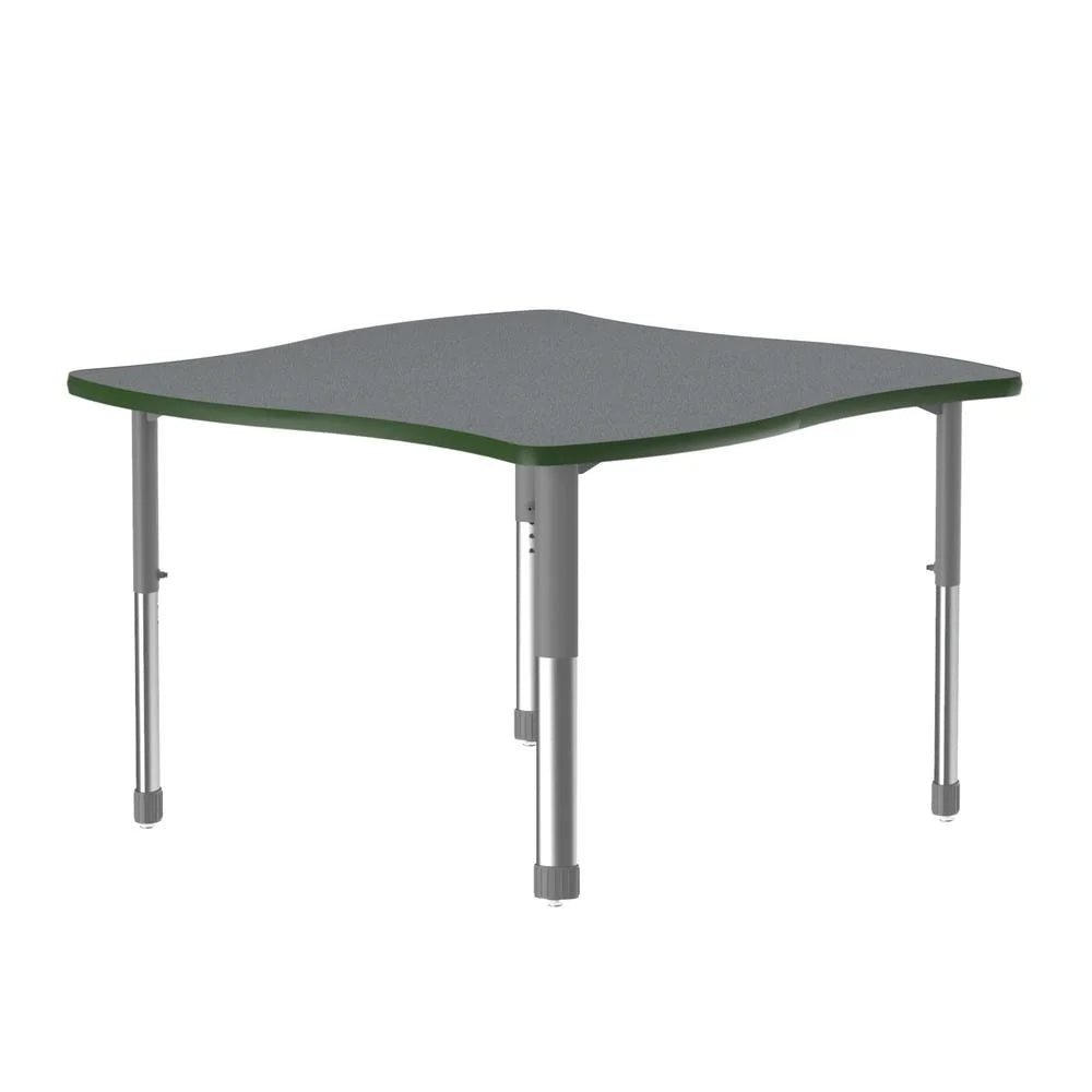 Commercial Laminate Top Collaborative Desk 42x42" Gray B4192