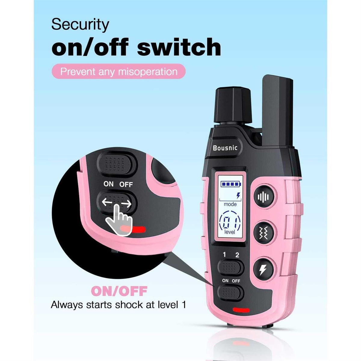 Rechargeable Dog Training Collar with Remote O244506