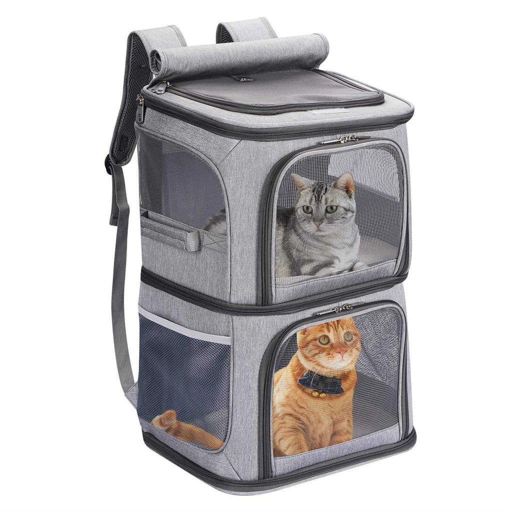 2-in-1 Double Pet Carrier Backpack H2602