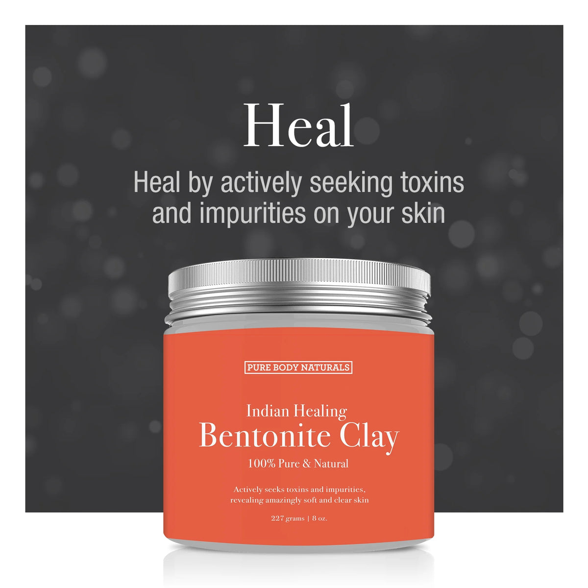 3 Pc Natural Mud Clay Charcoal Face Mask Set L278