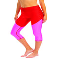 Racing Red/Fuschia Fever High Shine Capri E312