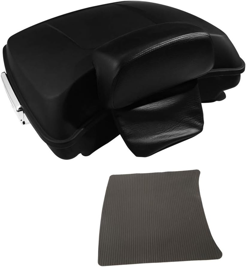 5.5" Tour Pack Trunk with 2-UP Mounting Rack and Backrest D7921