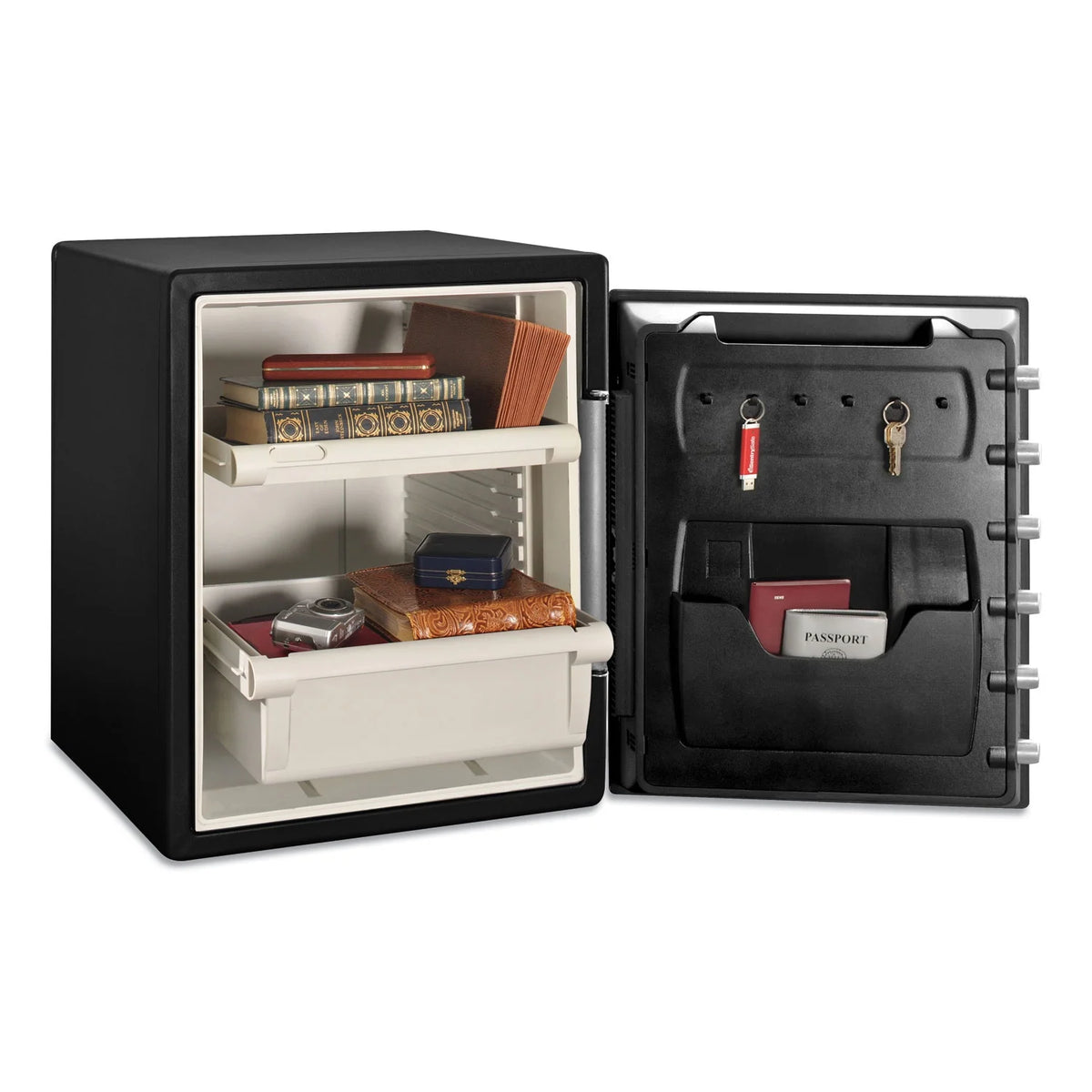 Fire-Safe with Combination Access, 2 cu ft, Black O222