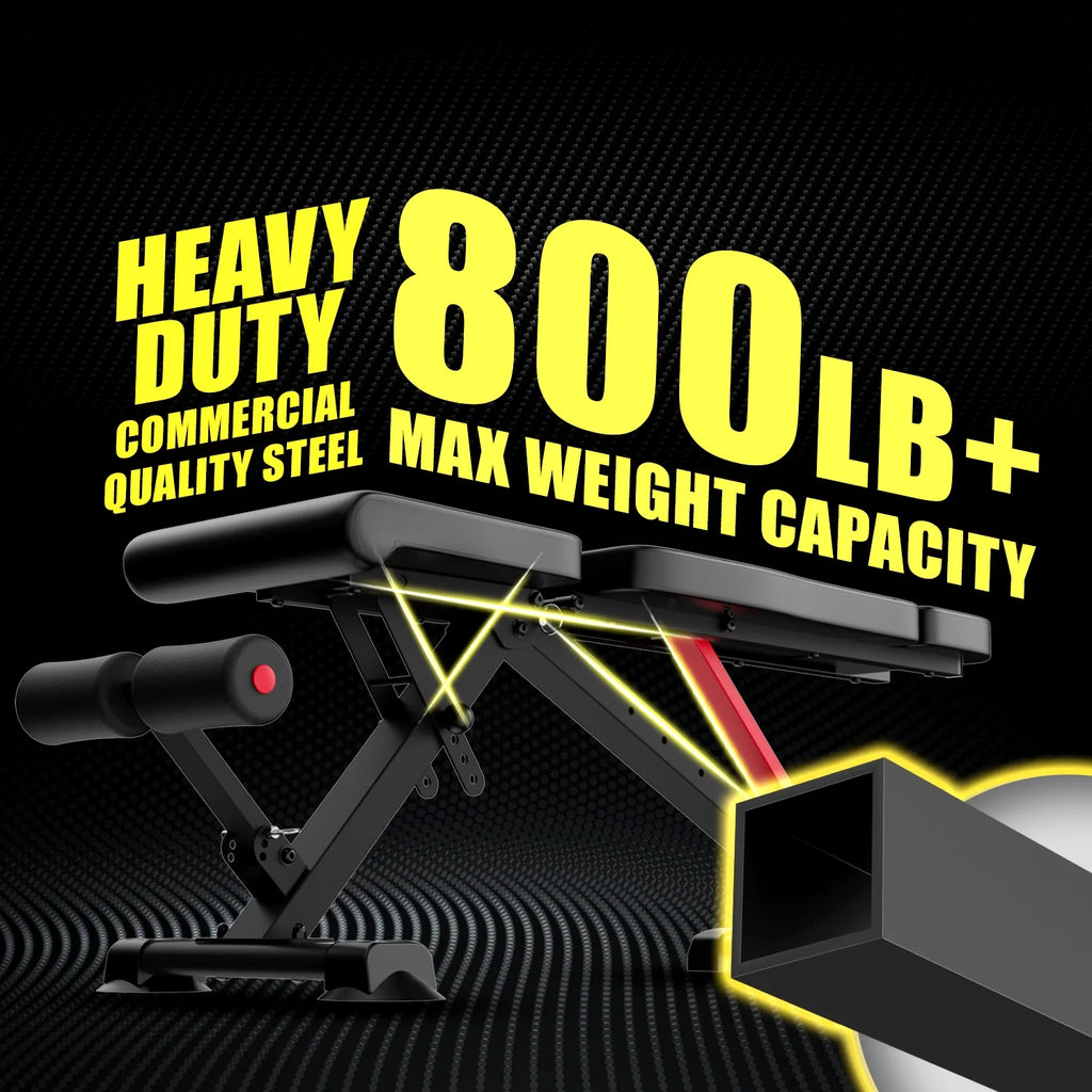 Adjustable Foldable Weight Bench for Home Gym A771