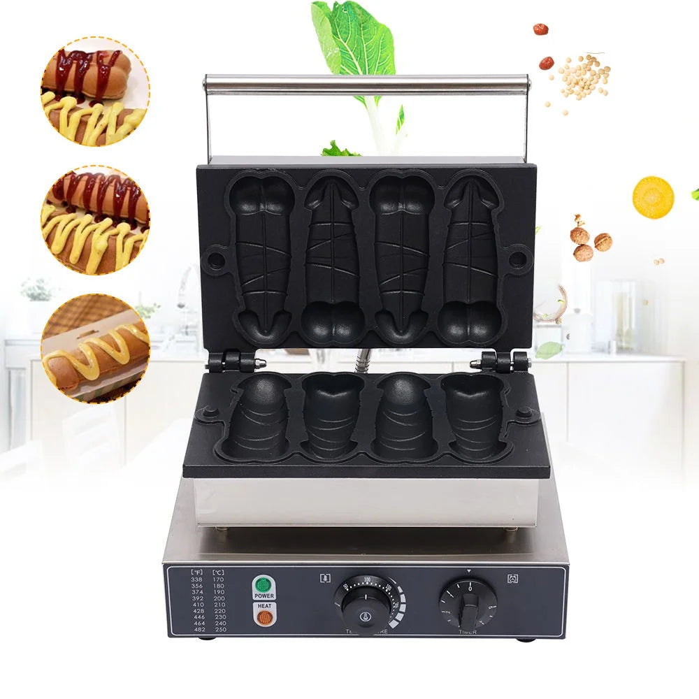 Non-Stick Electric Waffle Maker 1.6kW U8423