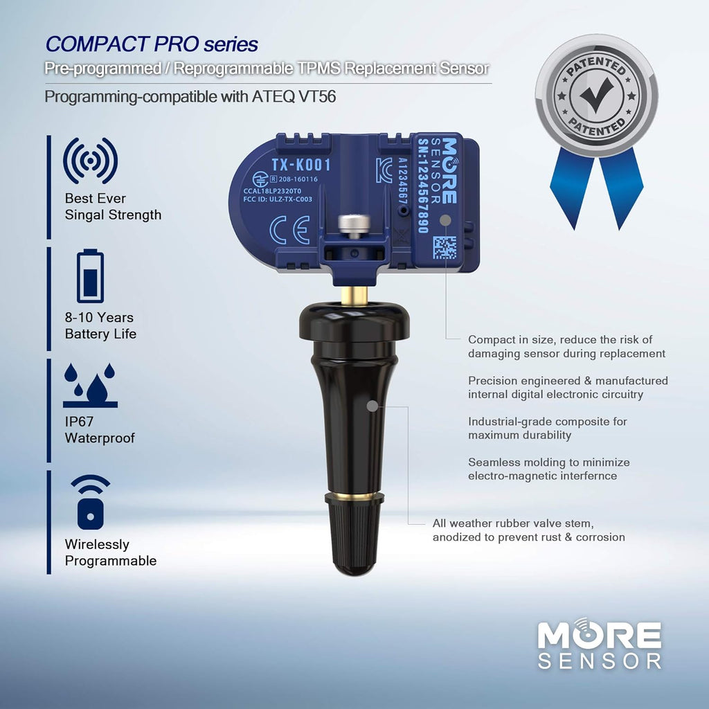 TPMS Tire Pressure Sensor 4-Pack V612