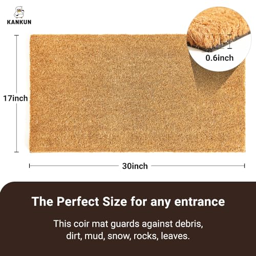 Coco Coir Door Mat with Heavy Duty Backing T127508