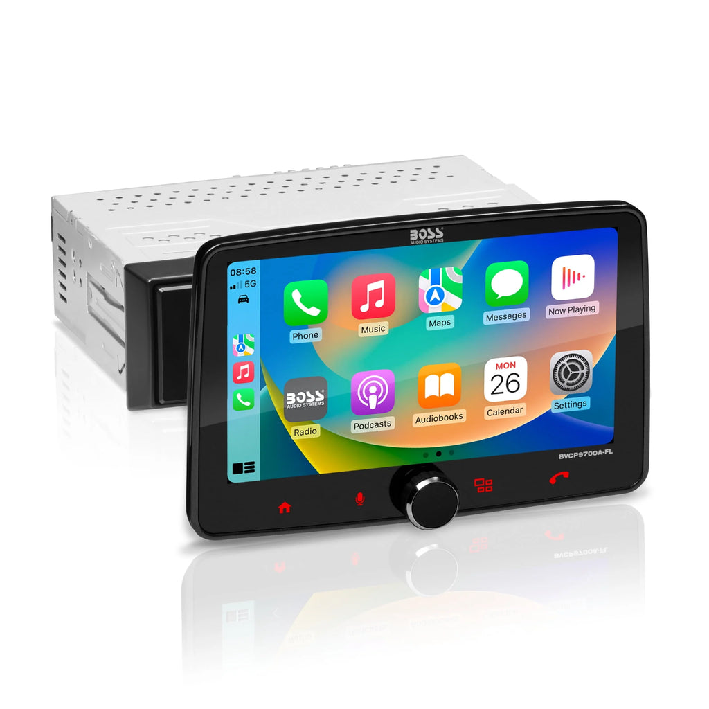Single Din 7 Inch Touchscreen Car Stereo with Apple CarPlay Android Auto Bluetooth V2508