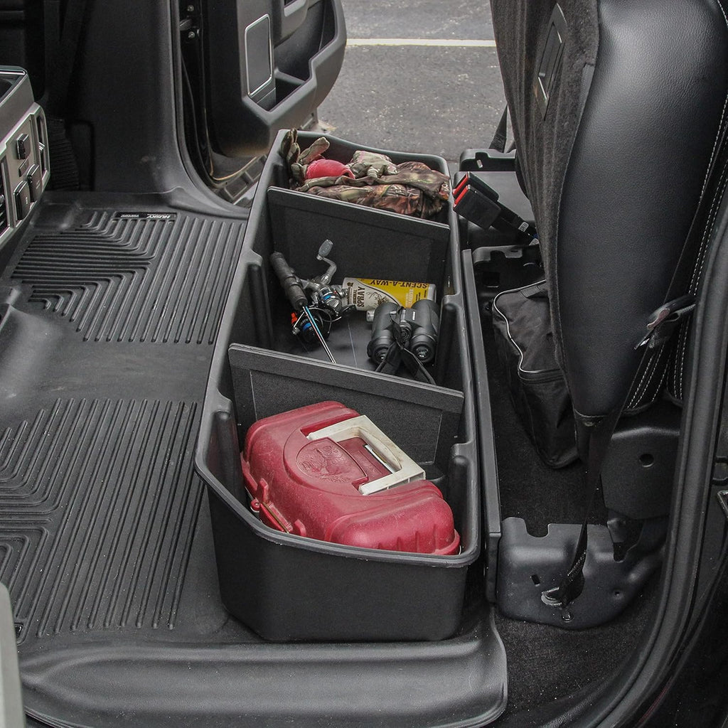 Under Seat Storage Box for Ford F-150 SuperCrew and SuperDuty Crew Cab K2388