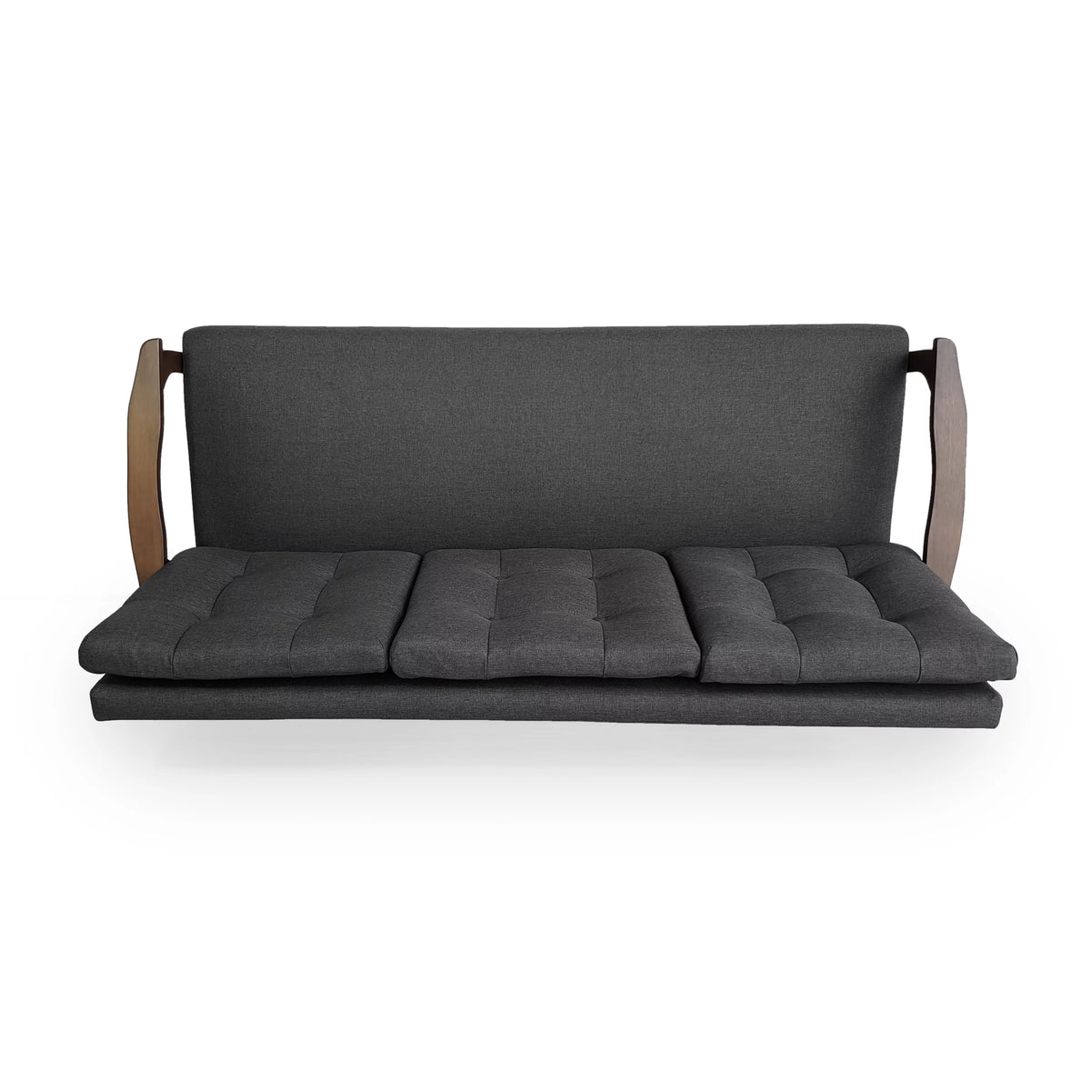 Charcoal Gray Fabric 2 Piece Sofa and Loveseat W991011