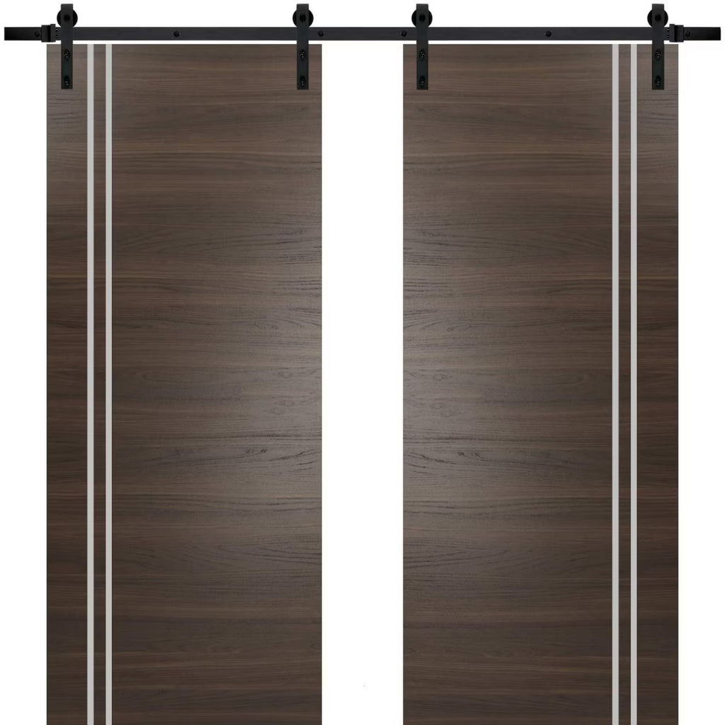 Double Barn Door 36 x 80 inches with Frosted Glass A536986