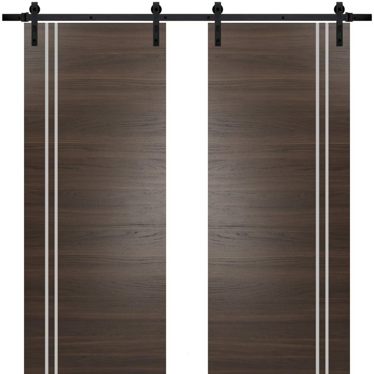 Double Barn Door 36 x 80 inches with Frosted Glass A536986